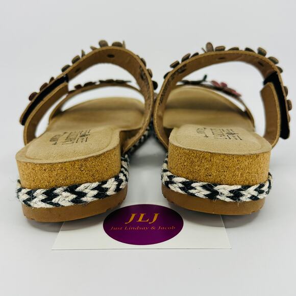 L'Artiste Spring Step Women's Resort Slip On Floral Sandals Size 38 EU/ 7.5-8 US - Picture 6 of 12